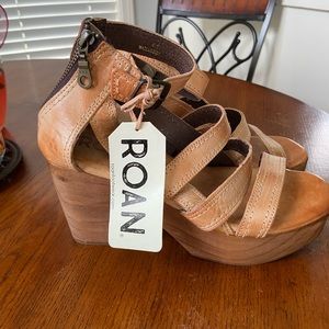 Roan chunky heels